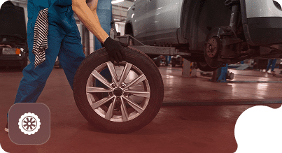 Tyres fitted at home or workplace