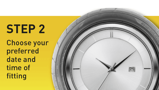 Step 2 — choose your preferred date and time for mobile tyre fitting with CarPal UK
